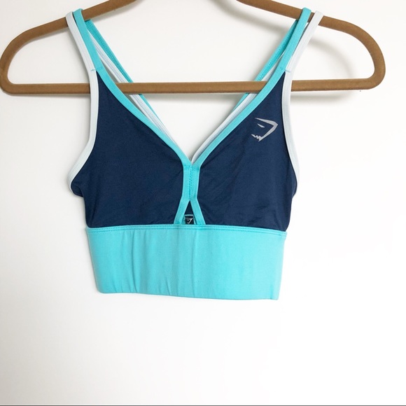 Gymshark Other - Gymshark Balance bra navy turquoise Sz XS